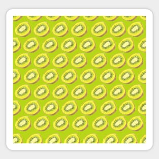 Hand drawn kiwi pattern design Sticker